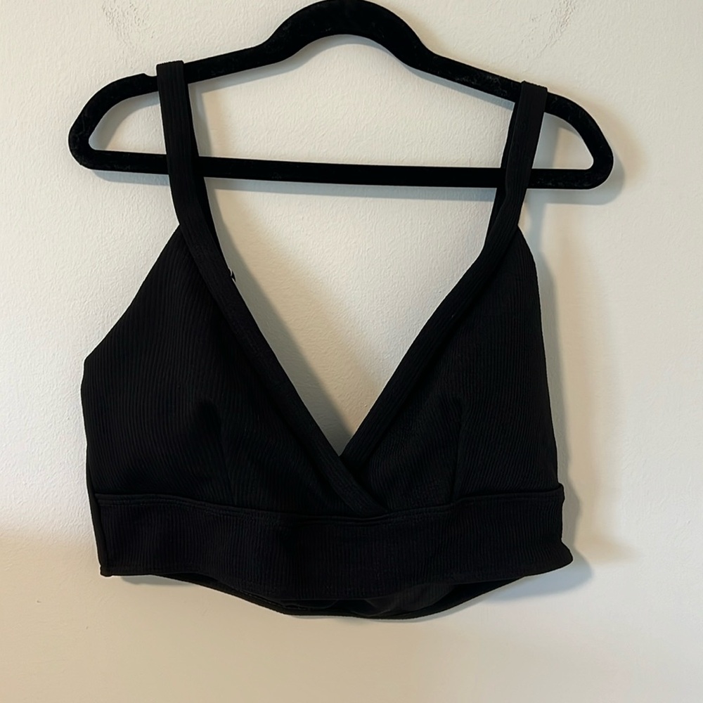 Ribbed swim top. New.